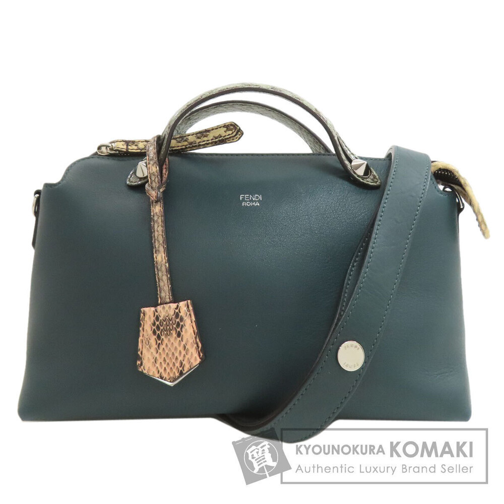 Fendi By The Way Leather Shoulder Bag Handbag Calfskin